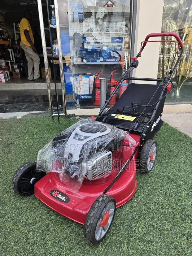 Mower for lawns.